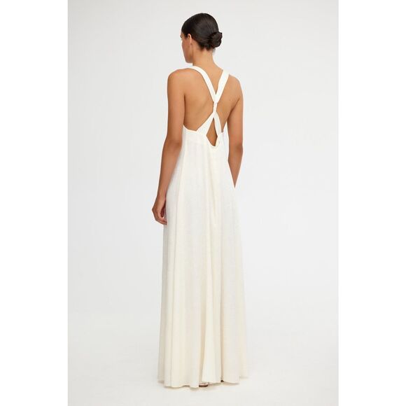 Significant Other Selene Gown Ivory Maxi Dress Bridal Bachelorette Sz 4 NWT - Picture 1 of 7
